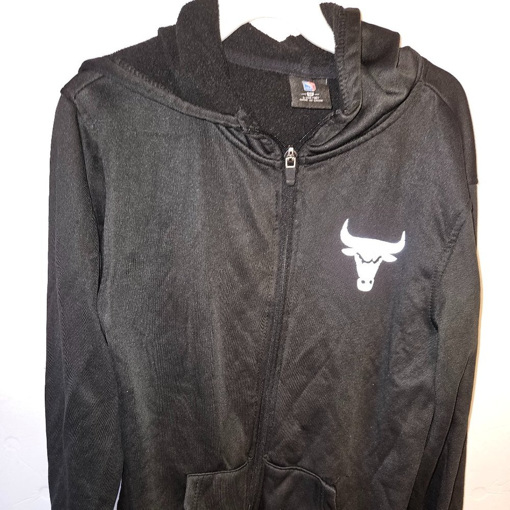 Boys Chicago Bulls NBA Jacket Zip Hoodie Size L